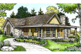 Country House Plan - Crockett 23687 - Front Exterior