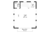 Secondary Image - Contemporary House Plan - Mtn View Escape 23696 - 2nd Floor Plan