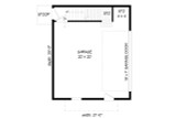 Contemporary House Plan - Mtn View Escape 23696 - 1st Floor Plan