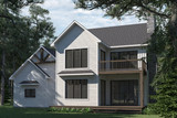 Farmhouse House Plan - Rocheleau 23733 - Rear Exterior
