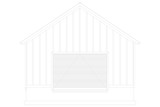 Traditional House Plan - Bowers 24259 - Front Exterior