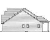 Traditional House Plan - The Montpillier 24264 - Right Exterior