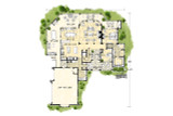 Country House Plan - Deer Park 24896 - 1st Floor Plan
