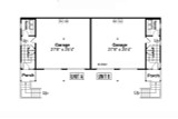 Secondary Image - Contemporary House Plan - Palisade 24928 - Basement Floor Plan