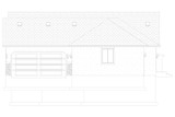European House Plan - Nelson 25180 - Right Exterior