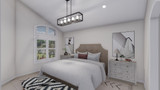 European House Plan - Nelson 25180 - Master Bedroom
