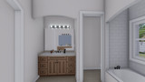 European House Plan - Nelson 25180 - Master Bathroom
