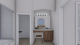 European House Plan - Nelson 25180 - Master Bathroom