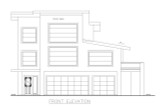 Secondary Image - Modern House Plan - 25206 - Front Exterior