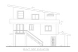 Modern House Plan - 25206 - Right Exterior