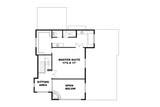 Modern House Plan - 25206 - 2nd Floor Plan