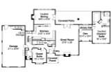 Southwest House Plan - Noranda 25299 - 1st Floor Plan