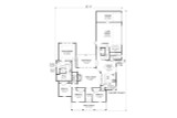 Southern House Plan - Kentwood 25301 - 1st Floor Plan
