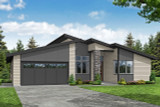 Contemporary House Plan - Nisqually 25310 - Front Exterior