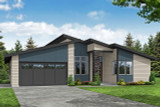 Contemporary House Plan - Nisqually 25310 - Front Exterior