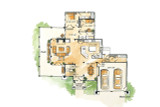 Lodge Style House Plan - Aspen Creek 25331 - 1st Floor Plan