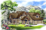 Lodge Style House Plan - Aspen Creek 25331 - Front Exterior