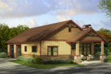 Craftsman House Plan - Garage 25504 - Front Exterior