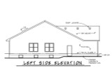 Traditional House Plan - Allston 25686 - Left Exterior