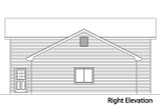 Traditional House Plan - 25742 - Right Exterior