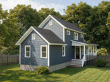 Farmhouse House Plan - 25760 - 
