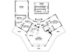 Southwest House Plan - Sierra 25790 - 1st Floor Plan