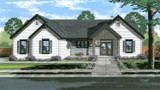 Ranch House Plan - Comstock 25814 - Front Exterior