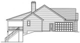 Ranch House Plan - Comstock 25814 - Left Exterior
