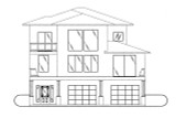 Secondary Image - Contemporary House Plan - 25852 - Front Exterior