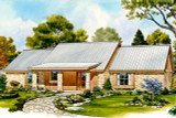 Ranch House Plan - Randall 26013 - Front Exterior