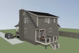 Cottage House Plan - 26201 - Rear Exterior