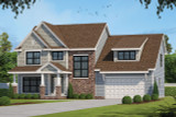 Craftsman House Plan - Chalco Garden 26392 - Front Exterior