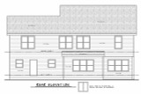 Secondary Image - Craftsman House Plan - Chalco Garden 26392 - Rear Exterior
