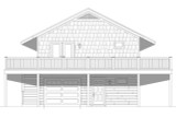 Traditional House Plan - Decked Out 26419 - Rear Exterior