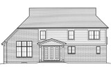Craftsman House Plan - Loretto 26493 - Rear Exterior