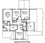 Secondary Image - Craftsman House Plan - Loretto 26493 - 2nd Floor Plan