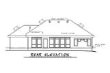Secondary Image - Traditional House Plan - Locklear Glen 26519 - Rear Exterior