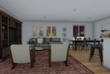 Cottage House Plan - Alderwood 26710 - Living Room