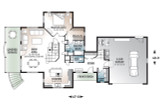 Country House Plan - The Thatchery 26893 - 1st Floor Plan