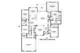 European House Plan - 26946 - 1st Floor Plan