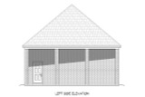 Tudor House Plan - 26990 - Left Exterior
