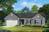 Ranch House Plan - 27443 - Front Exterior