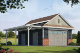 Traditional House Plan - 27541 - Front Exterior