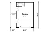 Traditional House Plan - 27541 - 1st Floor Plan