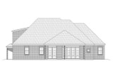Craftsman House Plan - Center Hill 27566 - Rear Exterior
