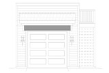Traditional House Plan - Creekview Garage 27633 - Front Exterior
