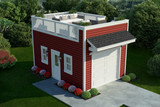 Traditional House Plan - Creekview Garage 27633 - Front Exterior