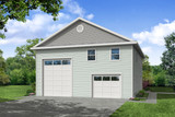 Traditional House Plan - RV Garage 27896 - Front Exterior