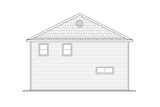 Traditional House Plan - RV Garage 27896 - Rear Exterior