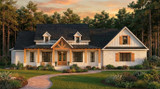 Farmhouse House Plan - Cottageville 27922 - Exterior